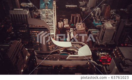 Ploenchit view from above in Bangkok in Thailand Ploenchit view from above in Bangkok in Thailand 63761023