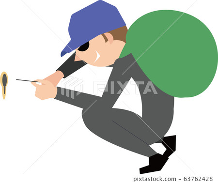 Burglar illegal pick-up Burglar illegal pick-up 63762428