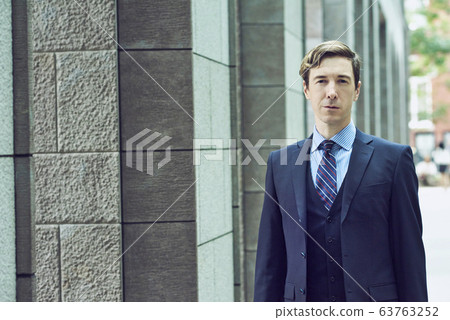 British businessman on a business trip in Tokyo British businessman on a business trip in Tokyo 63763252