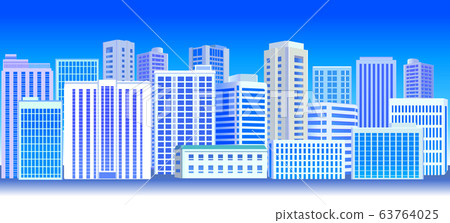 Blue sky and building groups 63764025