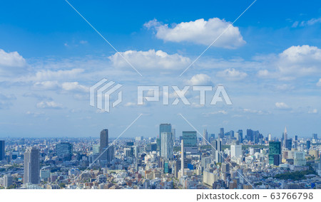 Tokyo scenery Shibuya and Shinjuku skyscrapers Autumn 2019 2019 Tokyo scenery Shibuya and Shinjuku skyscrapers Autumn 2019 2019 63766798