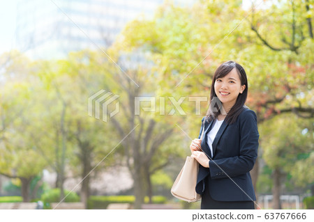 Fresh green and young lady 63767666