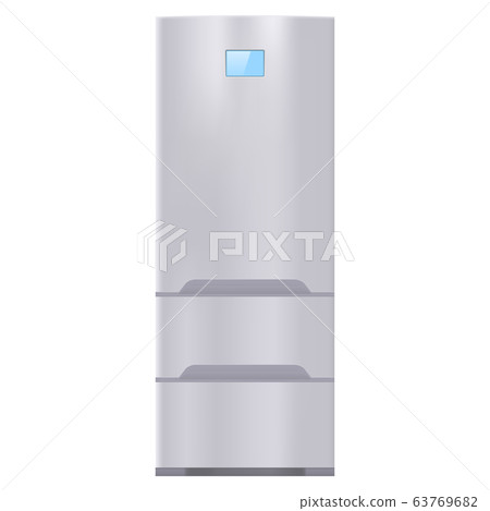 Refrigerator. Vector 3d illustration isolated on white background. Refrigerator. Vector 3d illustration isolated on white background. 63769682