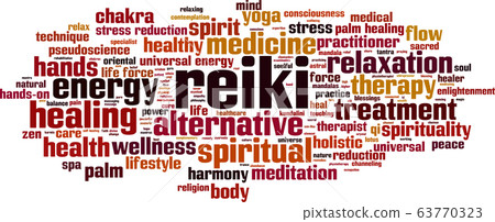 Reiki word cloud Reiki word cloud 63770323