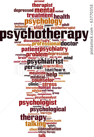 Psychotherapy word cloud Psychotherapy word cloud 63770358
