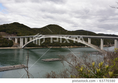 岡山縣備前市豐島區的美麗橋 63770380