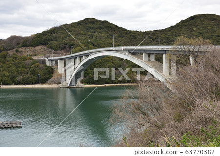 岡山縣備前市豐島區的美麗橋 岡山縣備前市豐島區的美麗橋 63770382