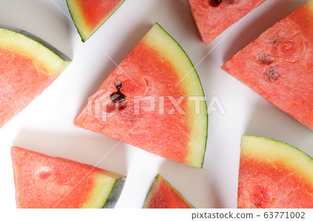 watermelon. Fresh Watermelon on white background watermelon. Fresh Watermelon on white background 63771002