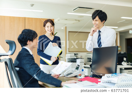 Business office communication Business office communication 63771701