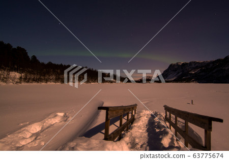 Aurora Borealis, Mattisvannet, Alta, Norway 63775674