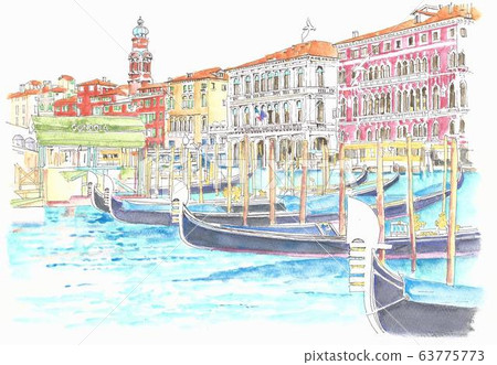 Cityscape of world heritage, Venice, Italy 63775773
