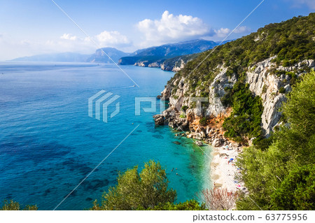 Cala Fuili beach in Orosei Golf, Sardinia, Italy Cala Fuili beach in Orosei Golf, Sardinia, Italy 63775956