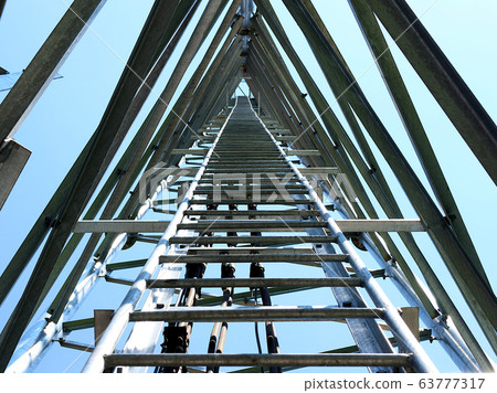 Inside the telecommunications tower 3 Inside the telecommunications tower 3 63777317