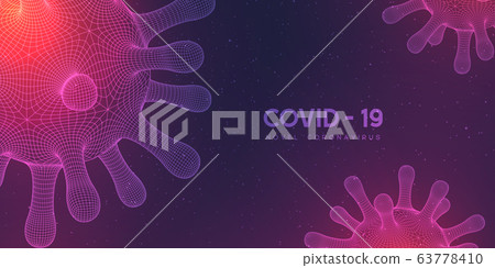 Coronavirus, Covid-19 dangerous virus. 63778410