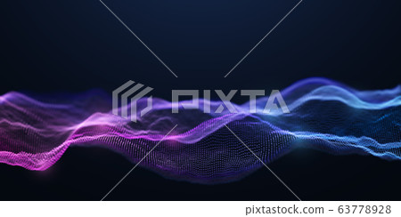 Blue and Purple Wavy Particle Background Blue and Purple Wavy Particle Background 63778928