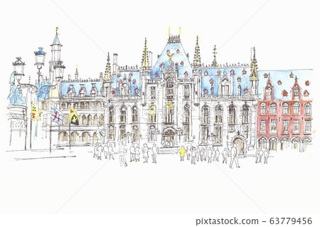 Cityscape of World Heritage Site, Brussels, Belgium Cityscape of World Heritage Site, Brussels, Belgium 63779456