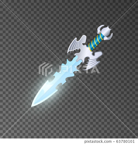 Epic dagger isolated game element - Stock Illustration [63780101] - PIXTA