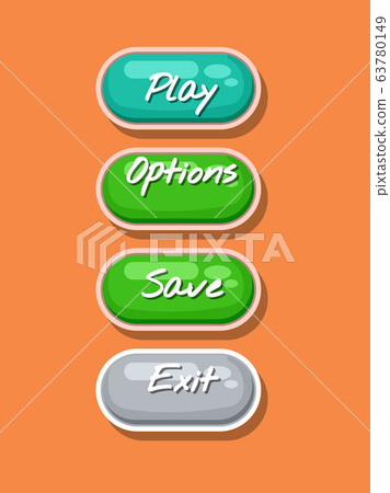 App graphical user interface cartoon design set App graphical user interface cartoon design set 63780149