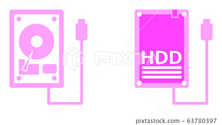 hdd, illustration, hard disk 63780397