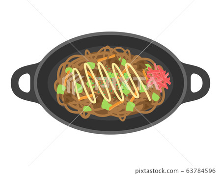 Illustration of sauce fried noodles 63784596