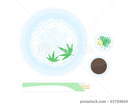 Illustration of somen Illustration of somen 63784604