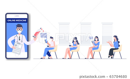 Tele medicine. Online medicine. Medical consultant 63784680