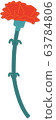 Carnation applique 63784806
