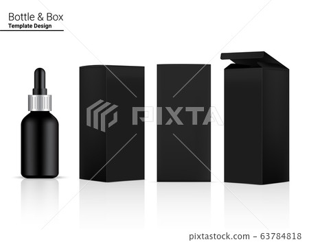 Dropper Bottle Mock up Realistic Cosmetic and 3 63784818