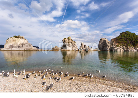 Jodogahama, a national park in Sanriku, Iwate Prefecture, Japan Jodogahama, a national park in Sanriku, Iwate Prefecture, Japan 63784985