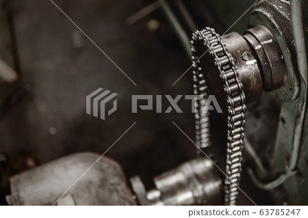 heavy industry gear chain hardwork with machine roller high force power durable 63785247