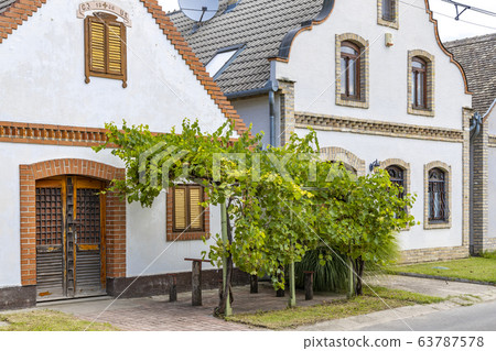 cellar lane in Hajos, Kalocsa County, Southern cellar lane in Hajos, Kalocsa County, Southern 63787578