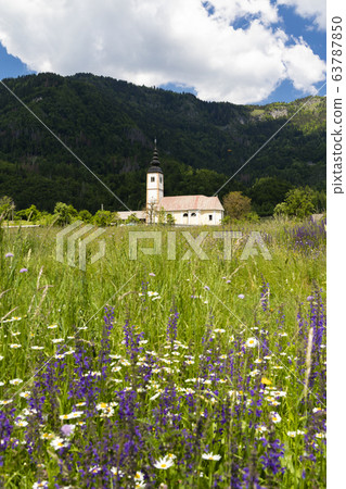 church in Jereka near Bohinj lake in Slovenia 63787850