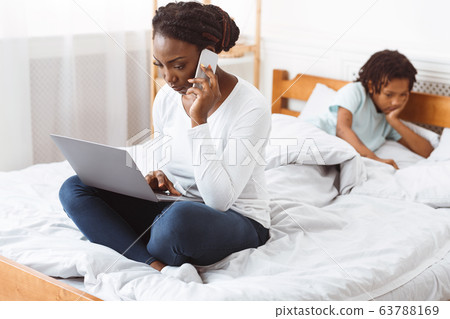 Black mother doesn't have time for her kid 63788169