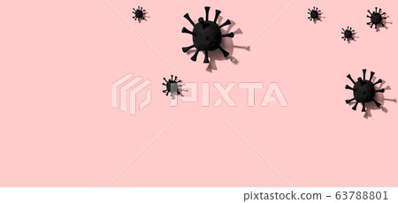 Viral epidemic influenza and Coronavirus concept 63788801