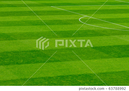Empty soccer's field at the stadium during isolation period. Empty soccer's field at the stadium during isolation period. 63788992