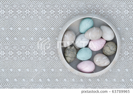 Easter eggs 3D rendering 63789965