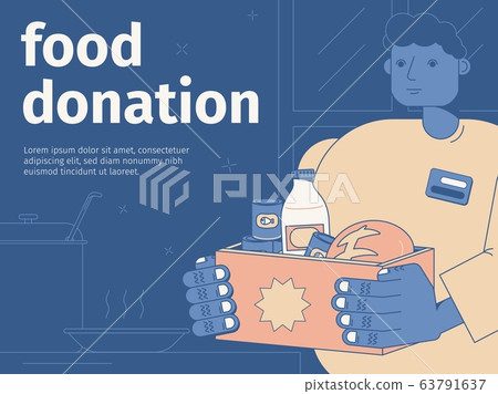 Food Donation Background 63791637