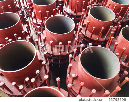 Red gland expansion joints for heating main. Red gland expansion joints for heating main. 63792306