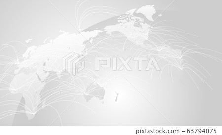 White global network cyber communication IT image background 63794075