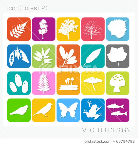 Icon / Forest (Forest 2) Vector Design Icon / Forest (Forest 2) Vector Design 63794798
