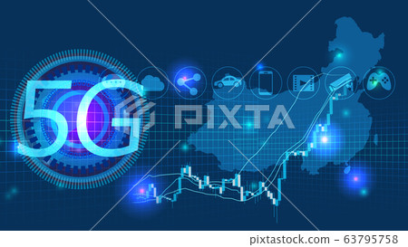 Chinese global network cyber communication IT image background 63795758