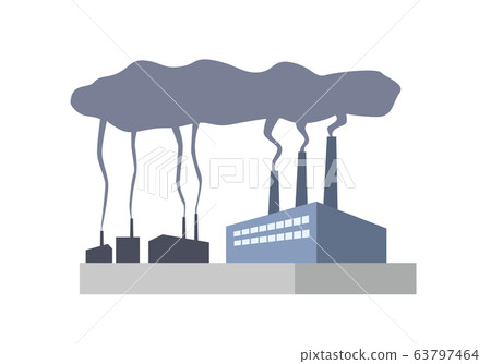 Factories, plants, smoke, pollution, pollutants, environmental pollution, environmental problems 63797464