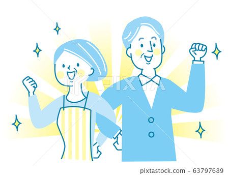 性格開朗的年長夫婦嫁給朋友 63797689