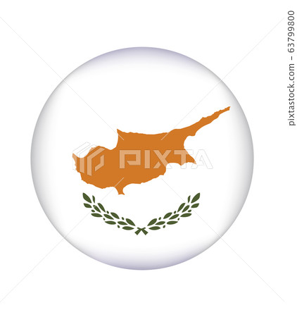 National Cyprus flag, official colors and proportion correctly.  63799800