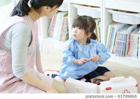 Kindergarten children doctor pretend 63799860