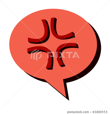 Anger speech bubble icon - Stock Illustration [63800553] - PIXTA