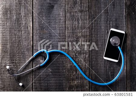 Heart shape on wooden rustic background Heart shape on wooden rustic background 63801581