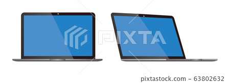 矢量 筆記本 筆記本電腦 63802632