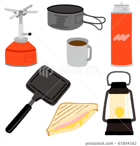 Outdoor cooking mountain rice set 63804162