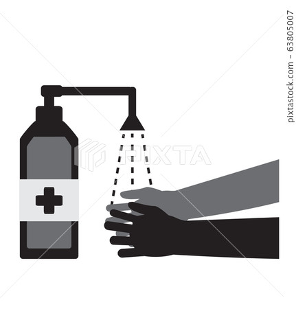 you need to protect yourself from the virus and use hand antiseptics 63805007